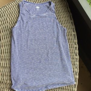 Cute striped blue and white tank top